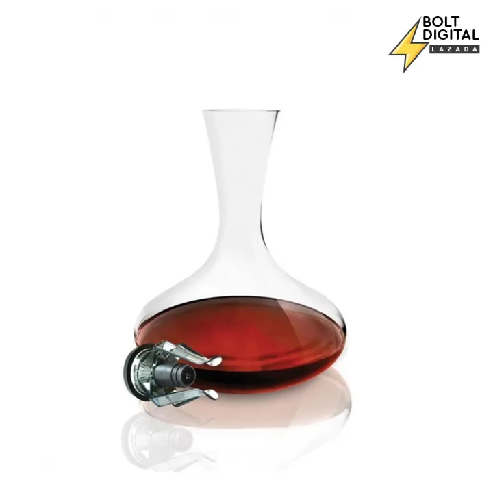 LE CREUSET WA 142 Vitesse Wine Aerator/Decanter Fountain Crystal