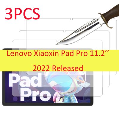 3ชิ้นสำหรับ Lenovo Xiaoxin Pad Pro 2022 11.2กระจกเทมเปอร์ปกป้องหน้าจอฟิล์มแท็บเล็ตป้องกัน