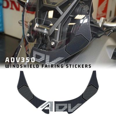 3D Motorcycle Resin Sticker Side windshield fairingTank Pad Anti Scratch Decal Non-slip TankPad For HONDA ADV350 ADV 350 2022