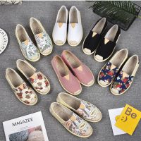 HBM High Quality Womens Causal Loafers Flat Work Cloth Shoes Fashion Loafer