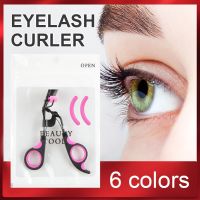 2022 New Eyelash Curler Long Lasting Curl Eyelashes Curling Tweezers with 2 Replacement Pads Eye Makeup Accessories Tool