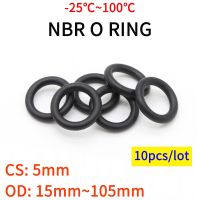【hot】▪◎✆  10pcs NBR O Gasket 5mm 15 105mm Nitrile Butadiene Rubber Spacer Resistance Washer Round