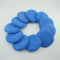 Car Waxing Sponge Microfiber Round Car Wash Sponge Waxing Beauty Plating Crystal Polishing Decontamination