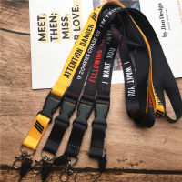 2 in 1ศัพท์มือถือ lanyard Key Ring SLING Badge สายคล้องคอพวงกุญแจ Anti-Body ป้าย ID ศัพท์มือถือเชือกคอ strandps ！