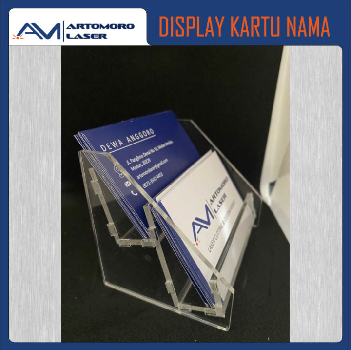 Akrilik Display Kartu Nama Tempat Kartu Nama Name Card Holder