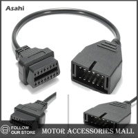 Asahi Motor GM 12 PIN TO obdi OBDII 16 PIN CONNECTOR ADAPTER Car Motor diagnostic TOOL CABLE