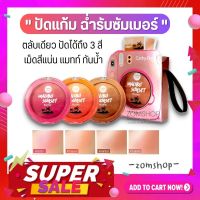 【บลัชออน】ปัดแก้ม Sunset ? ฉ่ำรับซัมเมอร์ บลัชเชอร์ไล่โทนสี【ไม่มีชิมเมอร์】Cathy Doll Malibu Sunset Blusher 7g.