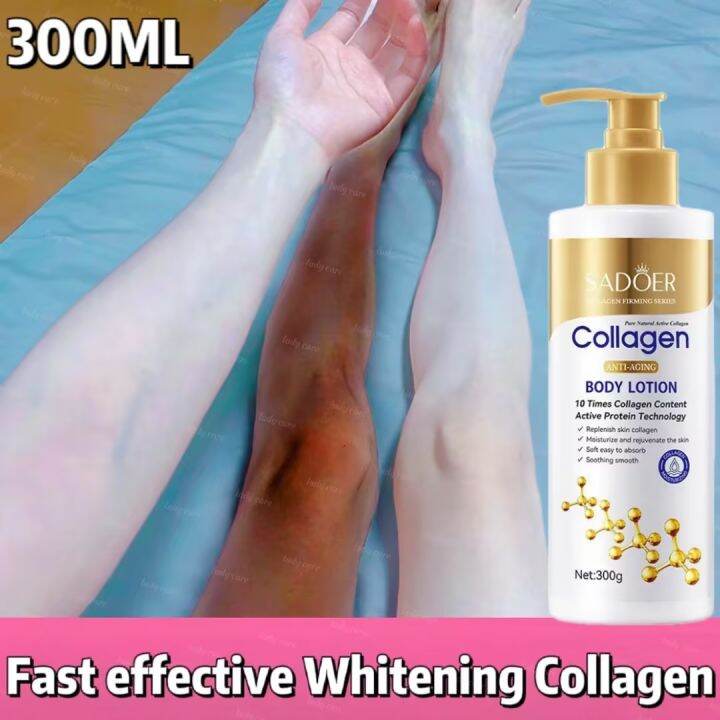 100% Japan 300g Collagen Whitening Body Lotion high quality anti ...