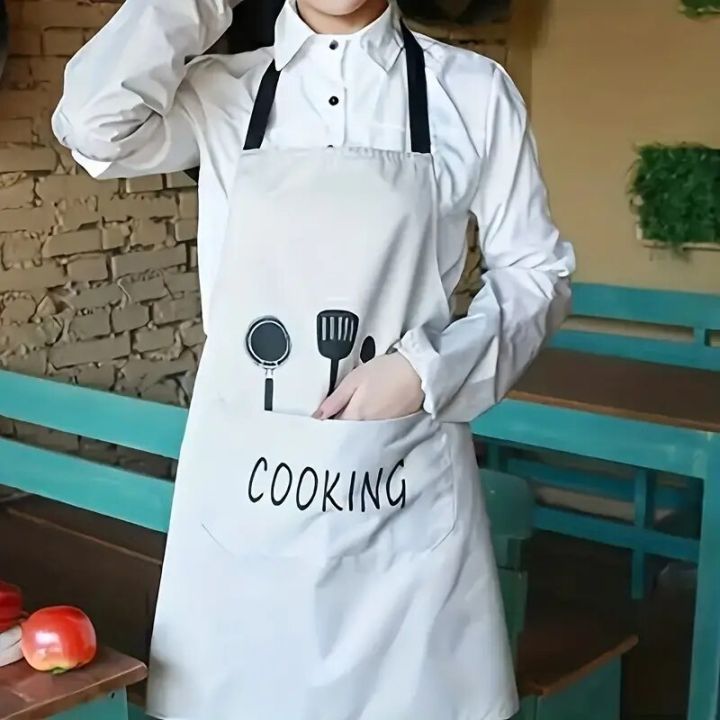 1pc-knife-fork-printed-apron-oil-proof-waterproof-breathable-sleeveless-chef-cooking-apron-fashion-kitchen-supplies-aprons