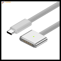 RUANEHAN สายชาร์จ PD 140W ระดับมืออาชีพตัวแปลง USB แล็ปท็อปประเภท C ไปยัง Magsafe 3