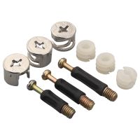 10 Set Furniture Connector Bolt Eccentric Wheel Fixed Wardrobe Wood Furniture Screw Assembly Connector Home Improvement Nails  Screws Fasteners