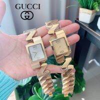 นาฬิกาข้อมือGucciพร้อมกล่องแบรนด์หนัง #00005