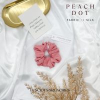 ยางมัดผม 1 ชิ้น สี PEACH DOT แบรนด์ Luscious ยางรัดผม ส่งฟรี เนื้อนุ่ม ผ้าพรีเมี่ยม ไม่ใช่งานจีน ไม่ดึงผมจนปวดหัว ถนอมเส้นผม ช่วยให้ผมไม่ขาด