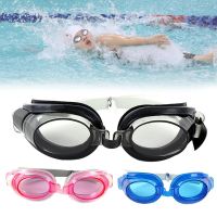 Silicone Swimming Goggles Waterproof Anti Fog Goggles Set UV Protection Wide View Adjustable Glasses With Nose Clip Ear Plug