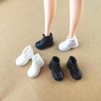 รองเท้าผ้าใบคู่/ล็อต6ชิ้นสำหรับรองเท้าตุ๊กตาบาร์บี้อุปกรณ์เสริมตุ๊กตา11.5ของเล่นแบบทำมือสำหรับเด็กผู้หญิง1/6 Bjd