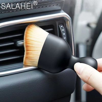 hot【DT】✹✗  1PC Car Interior Cleaning Soft Dashboard Air Outlet Dust Removal Office Detailing Tools Accessories