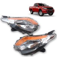 ไฟหน้า โคมตาไฟหน้า รุ่น มิตซูบิชิ ไทรทัน MITSUBISHI TRITON L200 ปี 2015 - 2017  ข้าง ซ้าย + ขวา จำนวน 1 คู่ ไม่รวมชุดหลอดไฟ