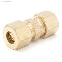 ▲ Fit 5/16 Tube OD Straight Compression Union Brass Pipe Fittings Connectors Adapters 229 PSI