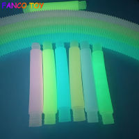 5/10Pcs Luminous Pop Tubes Sensory Fidget Toy Stress Relieve Toys Autism Anti Stress Plastic Bellows for Children Squeeze Gifts Toy