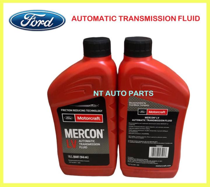 Ford Mercon LV (MotorCraft) Automatic Transmission Fluid (1 Quart/ 946ml)  FORD RANGER T6