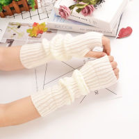 Warmers Wrist Ankle Harajuku Winter Sleeves Knitted Japanese Y2k Mittens Female Anime