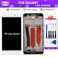 Huawei P9 Lite หน้าจอ LCD อัจฉริยะ TOUCH หน้าจอดิจิตอลสำหรับ Huawei P9 Lite สมาร์ทจอแอลซีดีพร้อมกรอบ DIG-L03 DIG-L22 DIG-L23 เปลี่ยน