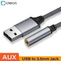 External Sound Card USB to 3.5mm Jack Audio Adapter Cable for Computer Laptop to PS4 PS3 Headphone Headset Speaker USB Soundcard Adapters