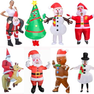 [Cos imitation] ฮาโลวีนคอสเพลย์มิ่งขวัญตลกพองเครื่องแต่งกายซานตาคลอสคริสต์มาสมนุษย์หิมะต้นไม้คริสต์มาสเทศกาลพรรค