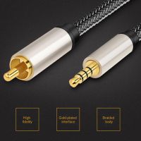 Coaxial Audio Converter 3.5MM Jack RCA To RCA Male Coaxial Cable Gold-plated Stereo HiFi Home Theater for Amplifiers Player