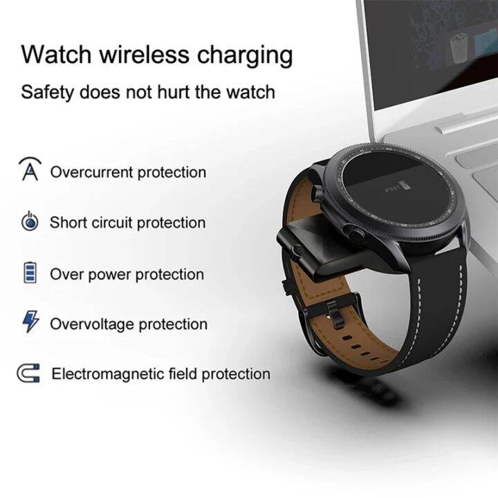 2-in-1-magnetic-wireless-charger-สำหรับ-samsung-galaxy-watch-5-4-3-active-2เครื่องชาร์จแบบพกพา-usb-type-c-fast-charging-station-dock