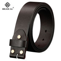 BIGDEAL Mens width 38mm 100 Full Grain Genuine Leather Belts for Men Fashion Brand Strap Vintage Jeans Belts without Buckle