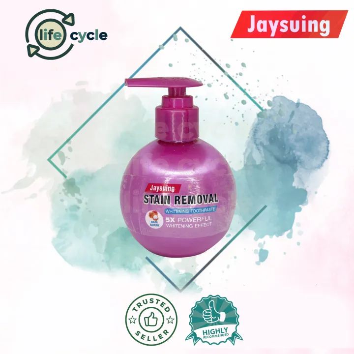 Jaysuing Stain Removal Whitening Toothpaste Rambutaninfused Flavor