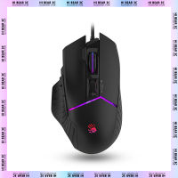 Bloody W95 MAX Gaming Mouse RGB Light Ergonomics Low Delay เมาส์แบบมีสาย FPS Pc Gamer เมาส์แล็ปท็อปอุปกรณ์เสริมคอมพิวเตอร์ Office