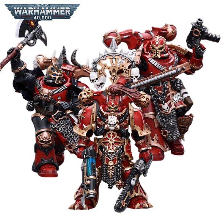 【Authentic Authorization】JOYTOY Warhammer 40K 1/18 Chaos Space Marines ...