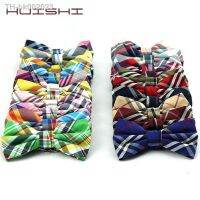 ✱❡✽ HUISHI Adjustable Formal Cotton Mens Bowtie Plaid Style Fashion Business Wedding Bow Tie Male Dress Shirt Gift