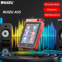 RUIZU เครื่องเล่น MP3บลูทูธ A55 16G DSD256ตัวถอดรหัสแบบ Lossless เครื่องเล่นเพลงบลูทูธ5.0เบส Hifi ไม่สูญเสียสัญญาณเสียง MP3แบบพกพาพร้อมเครื่องปรับสมดุล EQ พร้อมอุปกรณ์เล่นบันทึกเพลงเสียง E-Book รองรับบัตร TF SD