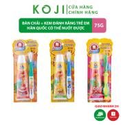 Bàn chải + Kem đánh răng trẻ em EQ Tech Junior kem đánh răng cho bé từ 2