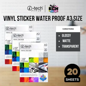 10 Sheets A3 Waterproof printing paper transparent printing paper