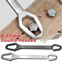 8-22mm Universal Torx Wrench Self-tightening Double-head Spanner Manual Repair Bicycle Motorcycle Car Repair Tool เครื่องมือ-Kuosie