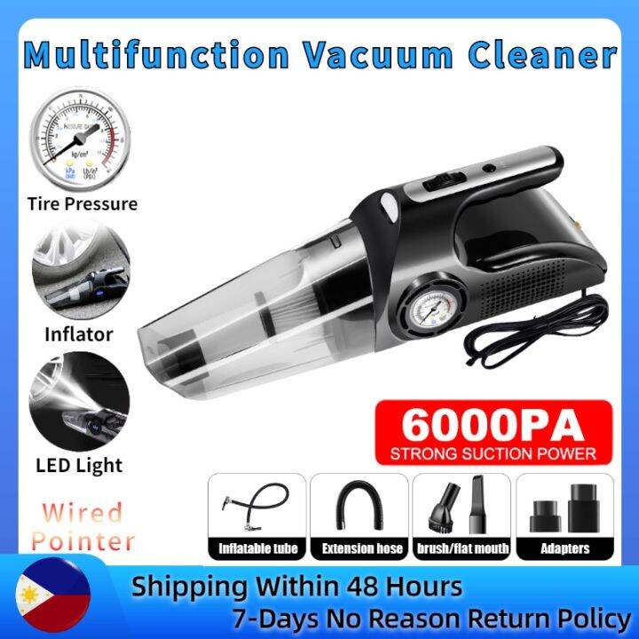 Lx}Vacuum cleaner Tire Inflator Wireless Car Mini Portable ...