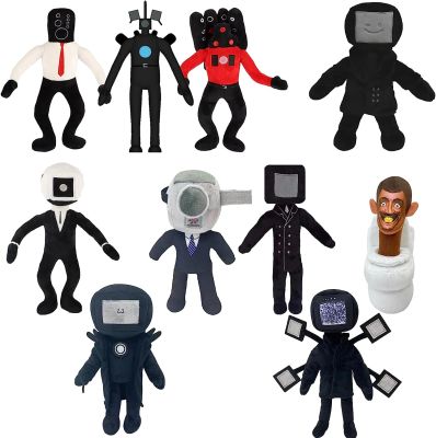 Skibidi Toilet Stuffed Plush Doll Toys Collectible Gifts for Kids Fans Adults Birthday Anime Game Figure Titan TV Man Cameraman