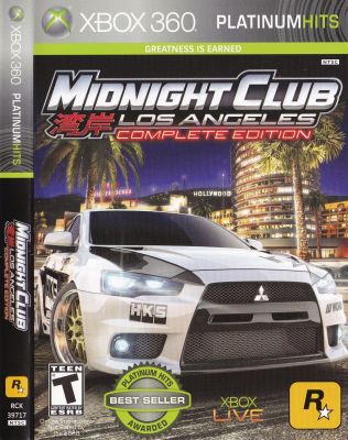 Midnight Club Los Angeles Complete Edition  แผ่นเกม XBOX 360 สำหลับเครื่อง LT2.0 /  LT3.0 / RGH