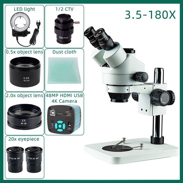 กล้องจุลทรรศน์อุตสาหกรรมกล้องจุลทรรศน์7x-45x-อุตสาหกรรมกล้องจุลทรรศน์-แหวนไฟ-led-ช่องมองภาพ10x-20x-และกล้องจุลทรรศน์วิดีโอสำหรับเทปกาวสำหรับซ่อมโทรศัพท์การฟื้นฟูในสมัยโบราณ