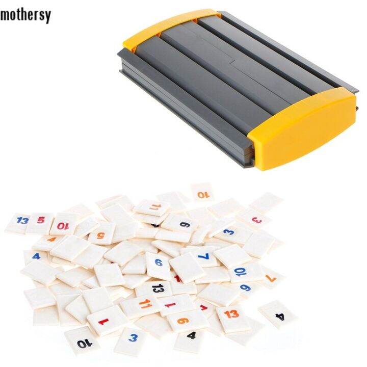 mothersy Original Israeli Mahjong Rummikub 106 Tiles Family Travel