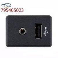 New 795405023 Audio Player USB Receptacle Black Matte 1 USB For Fiat auto repair