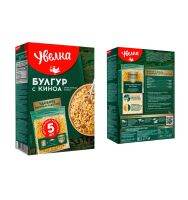 Bulgur Wheat and Quinoa Mix (5х80g) / Смесь крупы пшеничной булгур с киноа (5х80г) ข้าวสาลีบัลเกอร์ผสมควินัว ART: 928