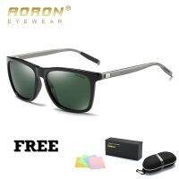 AORON-A387 [ เลนส์ดำ/เขียว ] แว่นตากันแดด เลนส์ HD Polarized UV400 สินค้าพร้อมส่งจากไทย