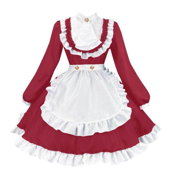 Martinala British Nobility Apron Maid Cosplay Costume Sissy Cross 