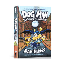 Original English cartoon dog man 7: for who the ball rolls detective dog Adventure Series 7 detective DAV Pilkey Volume 7 hardcover full color underwear Superman captain writer