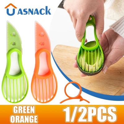 3 In 1 Avocado Slicer Shea Corer Fruit Peeler Cutter Plastic Knife Pulp Separator Vegetable Tools Gadgets